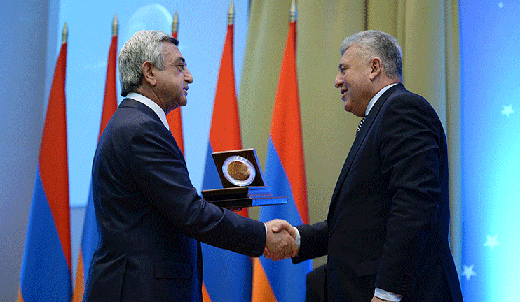 The Armenian President Handed Two Awards After Victor Hambardzumyan