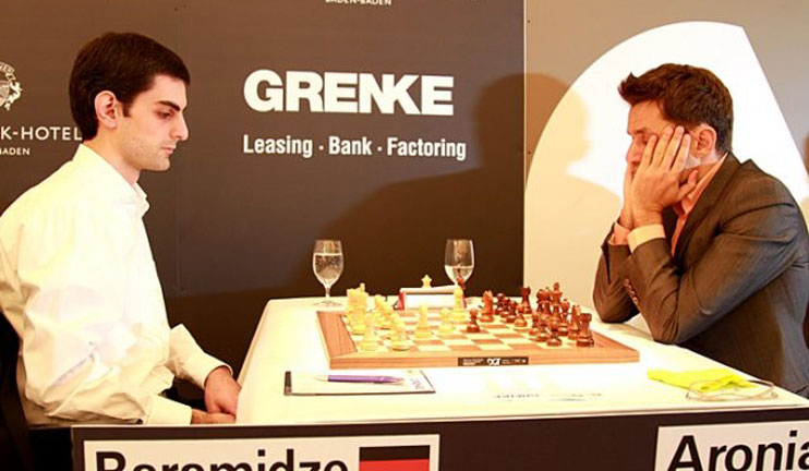 Levon Aronyan has played a draw with David Baramidze representing Germany