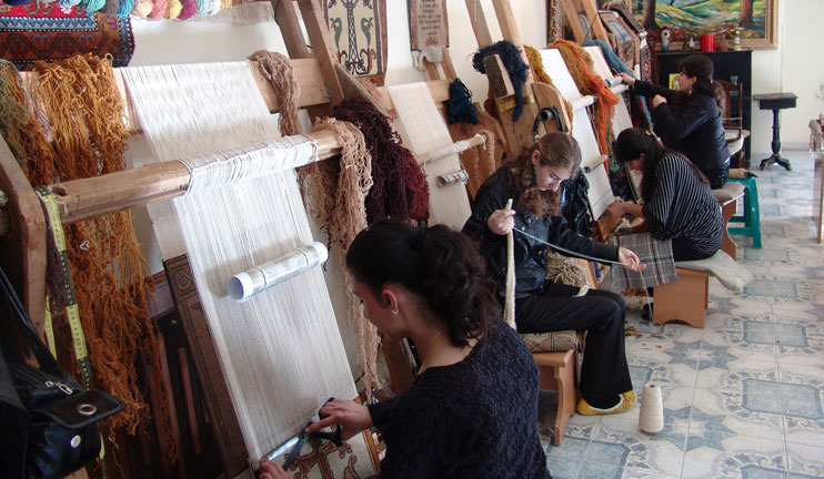 The secrets of old and vanishing tradition of carpet making