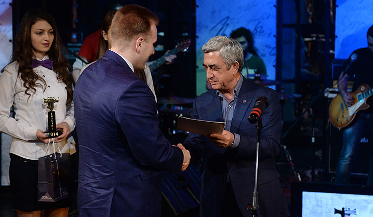 The President of Armenia Serj Sargsyan participated in "Haykyan" award