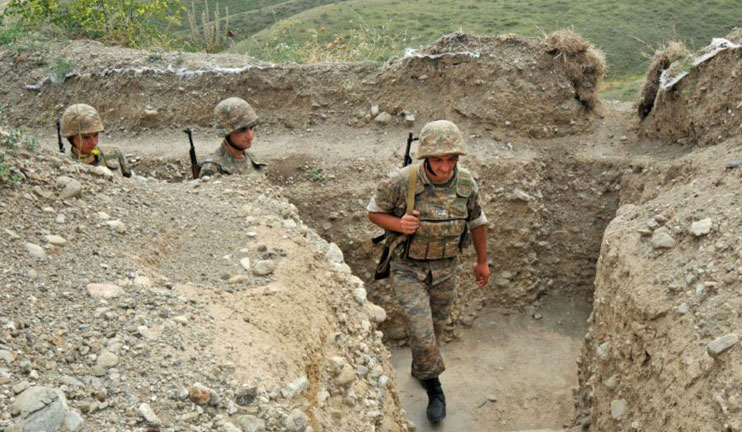 The Armenian armed forces caused many losses to the Azerbaijan side