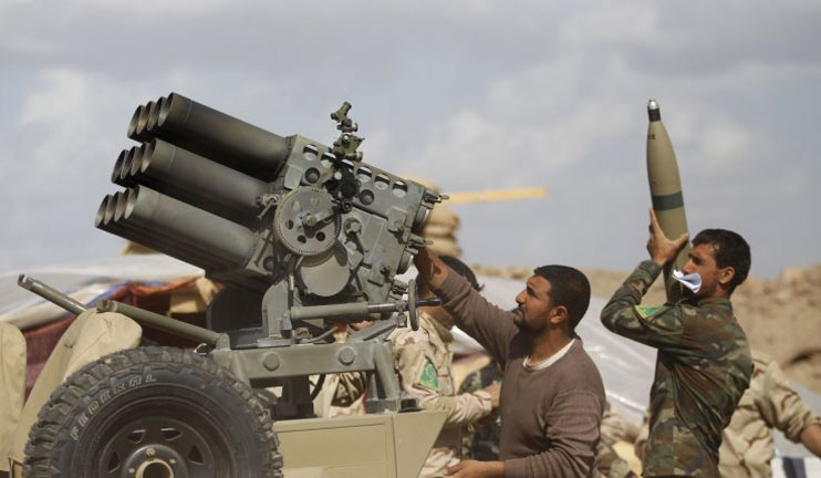 Iraqi army requested the aid of the international coalition to liberate the city of Tikrit