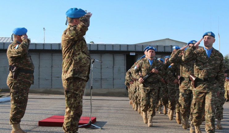 The Armenian peacekeepers successfully implement their mission in the Italian detachment