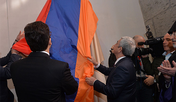 A memorial dedicated to the 100th anniversary of the Armenian Genocide was opened in Naples