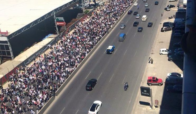 The most powerful demonstration in the history of the Armenian community took place in Beirut