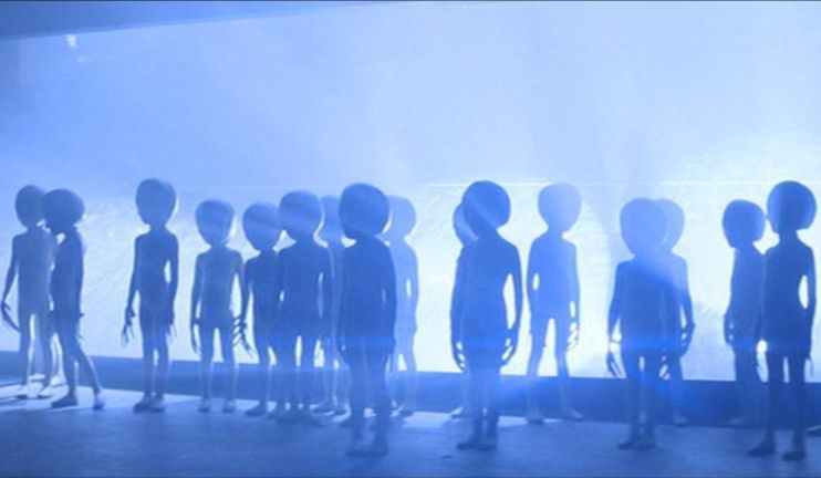 When was humanity first interested in aliens?