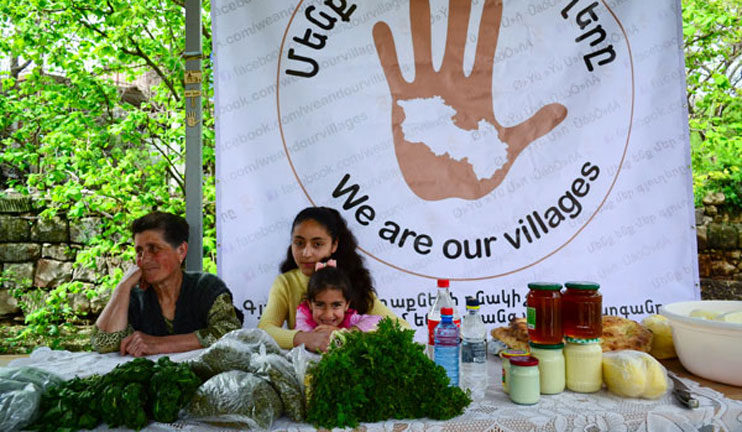 Urban citizens spent several days in Armenian villages