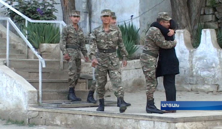 Parents and relatives met their sons serving in Artsakh