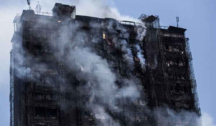 At least 16 people died because of the fire in one of the buildings of Baku