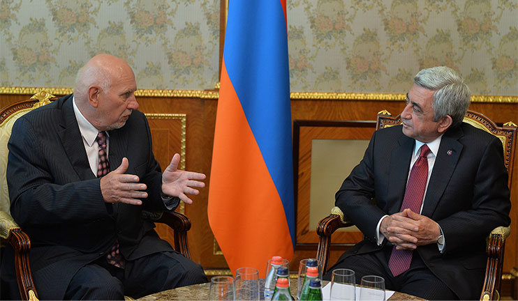 The President of Constitutional Court of Czech Republic is in Armenia