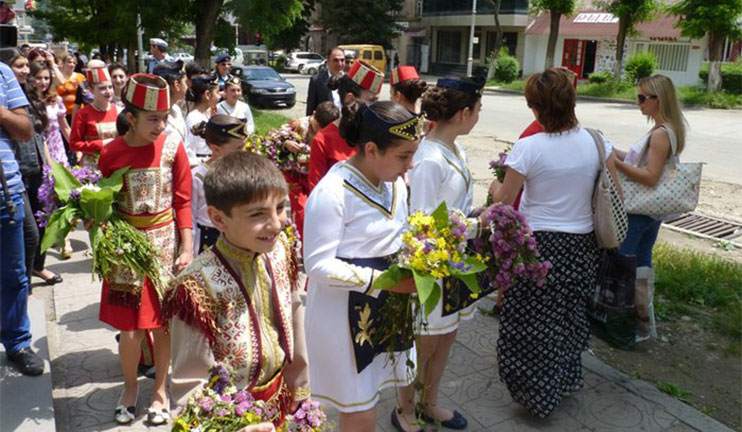 The annual Flower Day was celebrated in Vanadzor