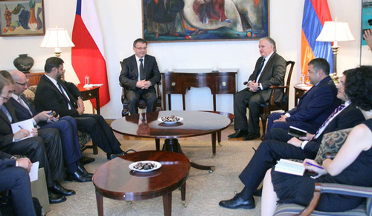 The Minister of Foreign Affairs of Czech Republic is on an official visit in Yerevan