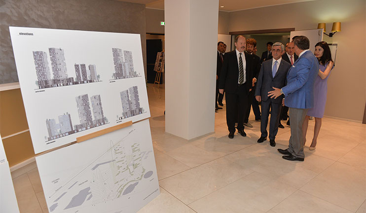 The President was present at the opening ceremony of “Hilton” hotel