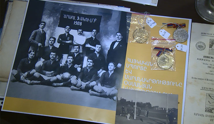 Armenian sportsmen first time represented the Ottoman Empire in an international competition