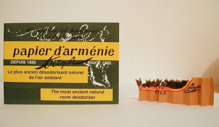 The Papier d'Armenie scented room air conditioners are widespread in France