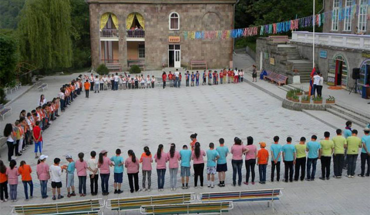 The children of Martakert spend their summer holidays in Lori