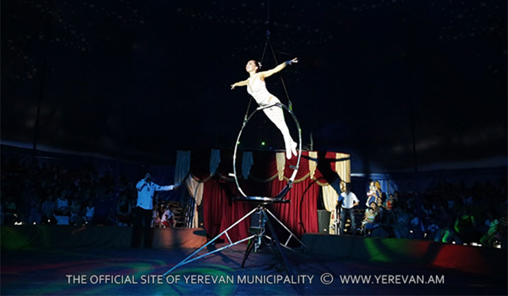 The famous Russian "Imperial" circus is on tour in Yerevan