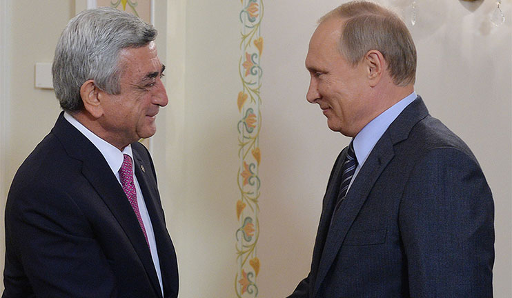 Which were the key topics of Sargsyan-Putin meeting