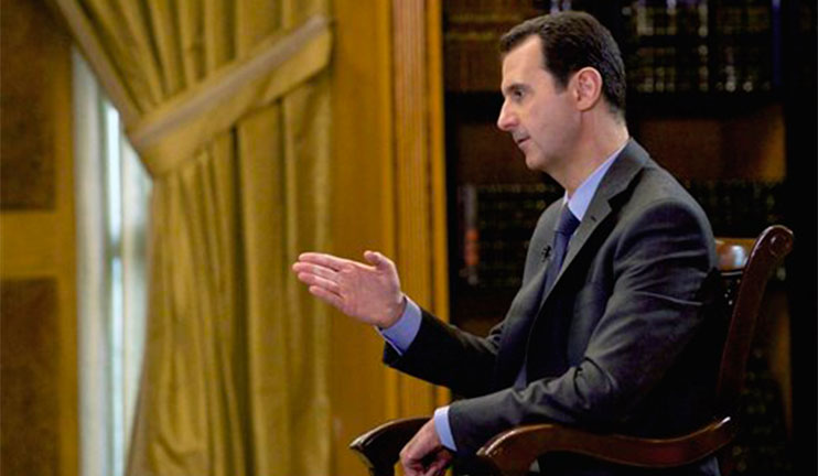 The President of Syria answered the questions of the Russian journalists