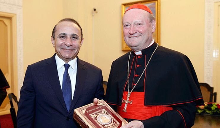 Cardinal Gianfranco Ravasi in Yerevan