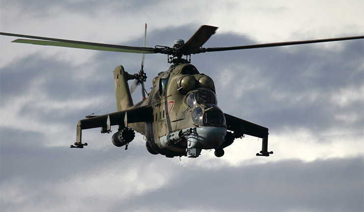 The condemnation of the destruction of Armenian helicopter