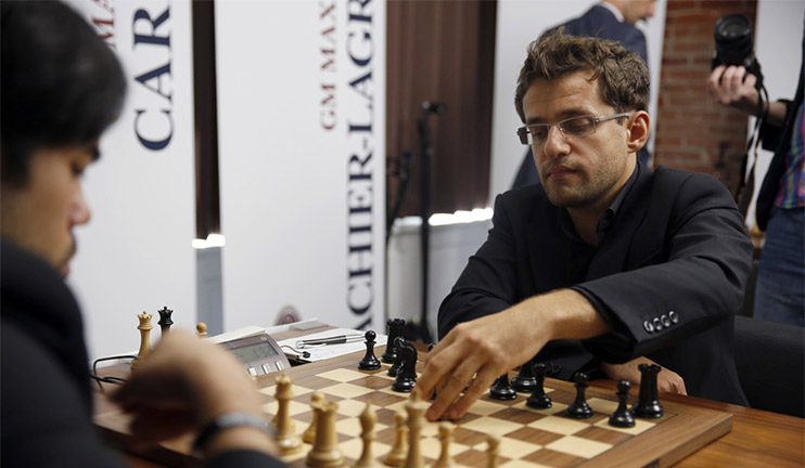 Levon Aronian vc Hikaru Nakamura match ends in a draw