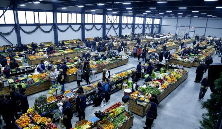 Market adjacent to the station in Erebuni district reopens