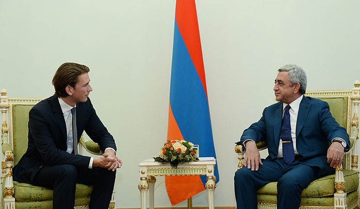 The Austrian Foreign Minister Is In Armenia On An Official Visit