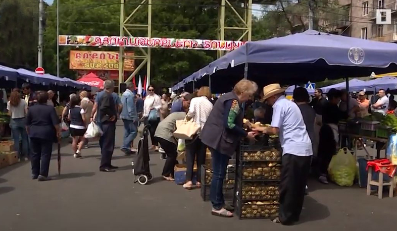 Հանգստյան օրերին գործող գյուղմթերքի տոնավաճառը կվերաբացվի նոր վայրում