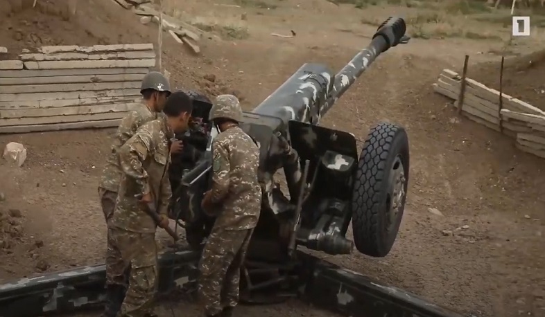 How does artillery work in Artsakh. Exclusive Footage