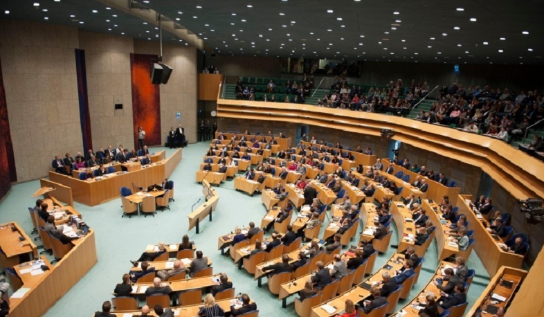 Dutch parliament has adopted a resolution condemning Turkey’s belligerent rhetoric