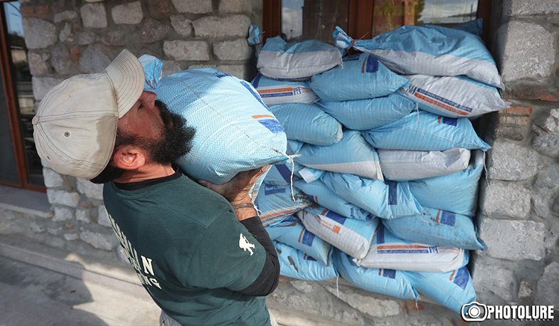 How are the residents of Stepanakert protected from the enemy's shelling? Photos