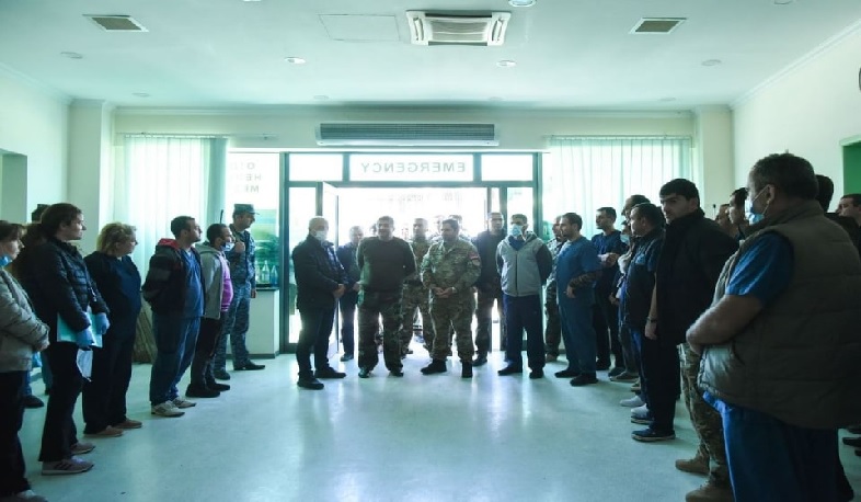 The President of the Republic of Artsakh and RA TAI Minister visited a number of medical institutions