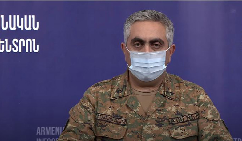 The Press Conference of the Armenian Defense Ministry Representative Artsrun Hovhannisyan