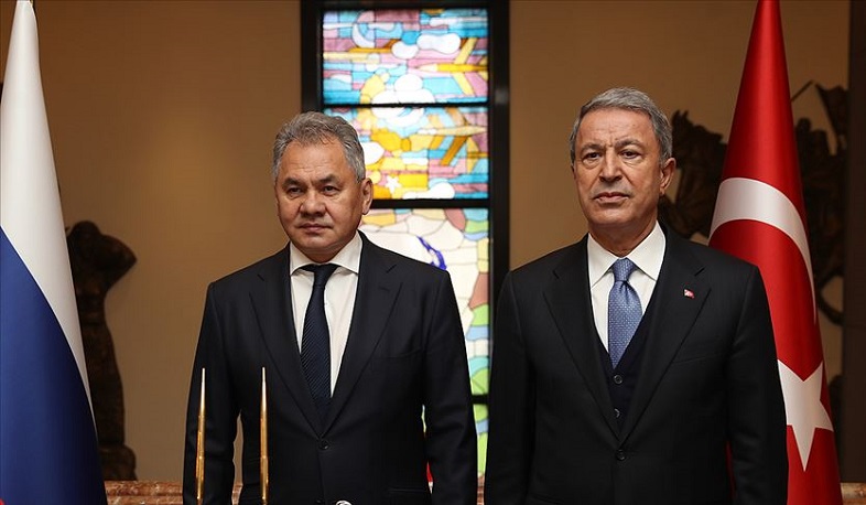 The Russian and Turkish defense ministers discussed the Nagorno-Karabakh conflict