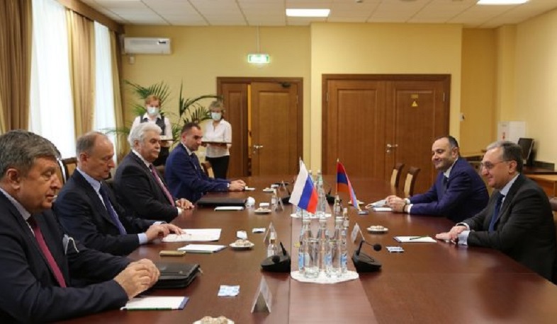 RA Foreign Minister met with the Secretary of the Security Council of the Russian Federation in Moscow