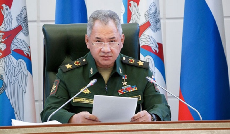 Russian Defense Minister Shoigu had a telephone conversation with his Armenian and Azerbaijani counterparts