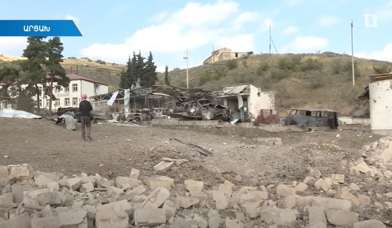 The enemy continues to target the settlements of Artsakh. report from Martakert