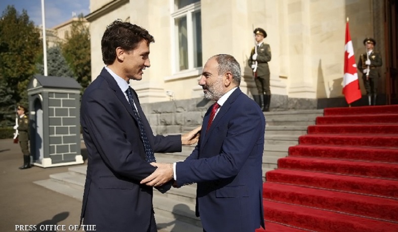 Nikol Pashinyan had a telephone conversation with Justin Trudeau