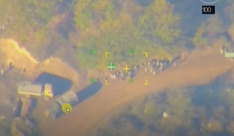 Destruction of the enemy unit on the outskirts of Karintak. Video