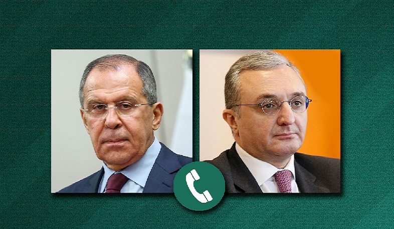 The Foreign Ministers of Russia and Armenia had a telephone conversation