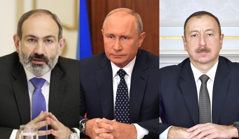 The Russian president had phone conversations with Pashinyan and Aliyev