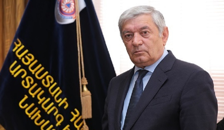 Minister of Emergency Situations Felix Tsolakyan submitted his resignation. MES Spokesperson