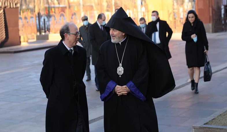 Ara Aivazian visited the Armenian Apostolic Cathedral Complex in Moscow