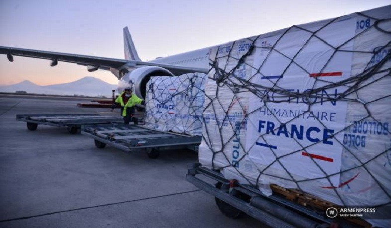 The third French humanitarian plane has arrived in Yerevan