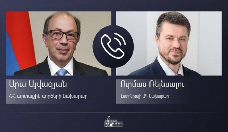 Ara Aivazian had a phone conversation with the Estonian Foreign Minister Urmas Reinsalu