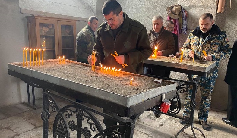 I believe that our prayers will reach God. The Artsakh President visited the Amaras monastery complex