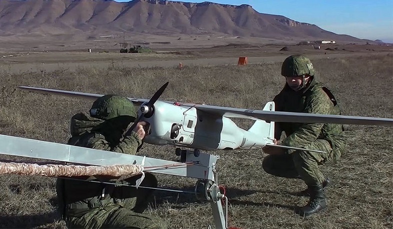 Russian military control the ceasefire in Artsakh using drones