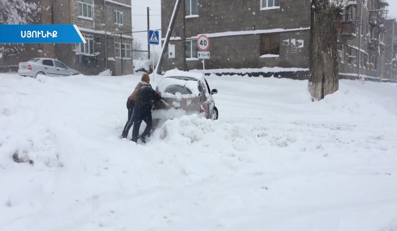 Սիսիանում ձյան ինտենսիվ տեղումներ են