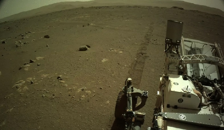 Perseverance rover records sounds of a drive in another Mars first